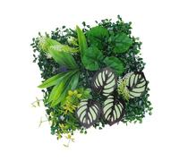 Fenteer Panneau Végétal Synthétique, 30x30cm, Décoration Naturelle pour Extérieur, styler un