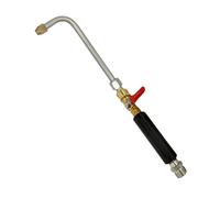 Fenteer Rallonge pour Nettoyeur Haute Pression Adaptateur de Tuyau Tige de Valve Courbée Pièce Détachée en Acier Inoxydable et Cuivre pour Une Haute, Courbé à 90 Degrés