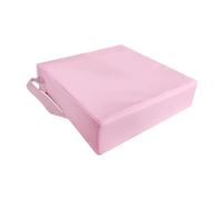 Fenteer Rehausseur D'Enfant Coussin de Siège pour Chaise Enfant avec Housse En Simili Cuir Lavable Mousse Épaisse Sangles de Fixation Réglables Aspect Antidér, Rose