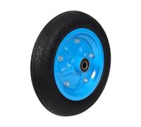 Fenteer Roue de Remplacement Solide Roue En Caoutchouc Résistant pour Chariot Pneu Plein pour Diable Roue Anti-crevaison Adaptée à La Tondeuse Souffleuse à Ne, 35cm