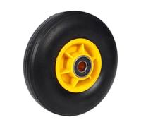 Fenteer Roue de Remplacement Solide Roue En Caoutchouc Résistant pour Chariot Pneu Plein pour Diable Roue Anti-crevaison Adaptée à La Tondeuse Souffleuse à Ne, 23cm