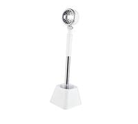 Fenteer Support Sèche-Cheveux Support Sèche-Cheveux Support Tablette Sèche-Cheveux Support Flexible avec Base Stable en Acier Inoxydable Adapté pour Toilettag, Blanc