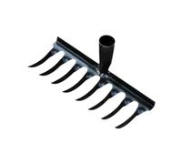 Fenteer Tête de Râteau pour Jardinage, Outil de Désherbage Manuel, 8 Dents