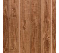 FENTIS Panneaux de Papier Peint Autocollant en Vinyle pour Chambre à Coucher Salle de Bain Cuisine 44,5x500cm Panneaux en Bois Marron