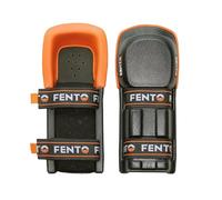 FENTO Max - Genouillères professionnelles extra longues | Confort et protection renforcée pour les travaux au sol, paysagé, la construction, la toiture| Sangles réglables