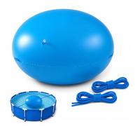FePen Coussin Hivernage Piscine Hors Sol 110 cm avec 2 Cordes | Flotteur Hivernage Piscine Ballon d'Hivernage pour Piscine Rond, Ballon Gonflable Piscine avec 2 Cordes