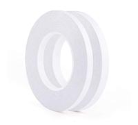FEPITO 2 Pack Double Face Bande Adhésif Fort Adhésif Quilting Couture Bande 9mm et 12mm de Largeur pour Bureau / Artisanat / Couture, 35 Mètres Par Rouleau