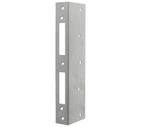 FEPS Gâche angulaire de réparation pour porte d'entrée Gâche de réparation d'angle en acier inoxydable 200 mm DIN gauche/droite FE-RS002