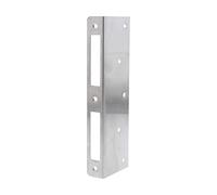 FEPS Gâche de réparation pour porte de chambre Gâche de réparation angulaire en acier inoxydable 170 mm DIN gauche/droite FE-RS001