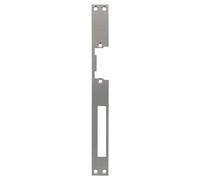 FEPS Lock FE-RS009 Plaque de fermeture plate en acier inoxydable pour ouvre-porte standard 250 x 25 x 3 mm DIN utilisable à gauche et à droite