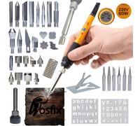Fer à souder de précision 8 en 1 Rosfix OP60W + 30 outils pyrogravure