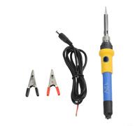 Fer à souder portable CC 12 V 60 W avec clip d'alimentation de voiture pour travaux électriques automobiles, entretien extérieur et réparation de circuits imprimés