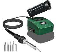 Fer à souder pour batterie Bosch 18 V Home et Garden PBA - Chauffage rapide - Avec écran numérique LED - Fer à souder avec USB et Type-C - Pour bricolage, réparation d'appareils, soudage de fil