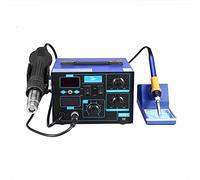 Station de soudure numérique 2-en-1, kit de dessoudage à air chaud, avec écran LED, idéal pour les amateurs et les laboratoires