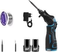 Fer à souder, température réglable, chauffage rapide, lot de 2 piles