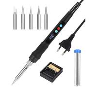 Fer à souder - ZAWAER - 100W - Température réglable 180-500°C - Écran LED - Kit complet