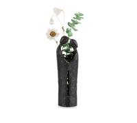 Fer Anniversary Cadeau pour Couple - Noir Metal Couple Sculpture Cadeaux pour Femmes Femme Ami Petite Amie