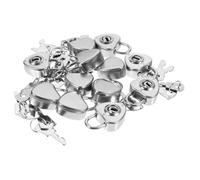 Fer Cadenas Cœur Lot de 12 Pièces, Mini pour Valise et Tiroir | Forme Cœur Décorative, Deux Clés par Serrure, Petit Format, pour Boîte, Bureau et Voyage