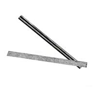 Fer de Rabot 82mm Acier Dur Double Tranchant Metal(4pcs) | Carbure réversible, double tranchant, nette, métal , pour idéal pour bois massif