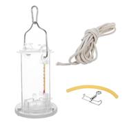 Fer Échantillonneur D’eau 0,5 L en Acrylique pour Analyses | Collecte Rapide, Structure Étanche Intégrée, Corde Fournie, Usage en Zones Éloignées et Cours D’eau