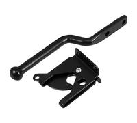 Fer Noir Loquet de Portail Extérieur pour Clôture et Jardin | Fermeture Robuste, Fixation Facile, Sécurité Renforcée pour Portails Métalliques, Accès Résidentiels ou Exploitations