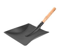 Fer Pelle de Jardin Petite Manche en Bois Foncé | Outil Compact, Lame Plate à Bords Lisses, Rangement Facile, pour Massifs et Fleurs en Intérieur
