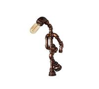 Fer Robot Conduite D'eau Applique Murale Style Steampunk Loft Industriel Rétro Applique Murale Creative Fer Tube Protection Des Yeux LED Applique Murale pour Salon Chambre Étude Salle À Manger E27