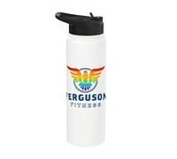 Ferguson Fitness Rainbow Logo New Stainless Steel Insulated Water Bottle