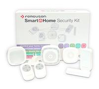 Ferguson Kit Alarme Maison sans Fil Connectée avec Centrale ZigBee, Détecteurs De Mouvement Et D’Ouverture, Télécommande, Application Mobile - Système Sécurité pour Domotique Maison