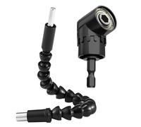 Ferizzia 2 Pièces Renvoi d'Angle Visseuse Kit, Tournevis Porte-Adaptateur