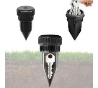 Ferizzia Lot de 3 Cachettes de Clés pour l'extérieur, Cache Clef Exterieur | Cachette Secrète, Discret Sécurisé, Coffre-fort à Clés pour Extérieur, Jardin, Terrasse, Terre