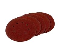 FERM Set de 5 papiers abrasifs 180mm, pour polisseuse