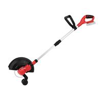 FERM AX-Power Débroussailleuse 20 V - Manche télescopique - Roue de guidage - Tête pivotante - Sans batterie ni chargeur - Design ergonomique - Système Tap & Go