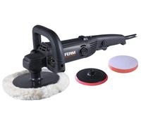 FERM - Ensemble de polissoirs professionnels, 180 mm, 1400 W - Électronique avec régulation de vitesse constante