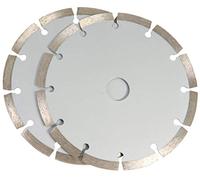 FERM Lame diamantée 150mm (2 pcs) - pour rainureuse