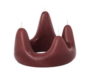 Ferm Living Anneau bougie Stala Dark grape