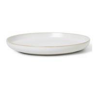 ferm LIVING Assiette à dessert SEKKI 18,5 cm, crème, grès, ferme LIVING