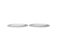 Ferm Living Assiettes Sonae lot de 2 Gris-blanc. Ø22 cm