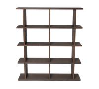 Ferm Living Bibliothèque Kona 2x4 Dark stained