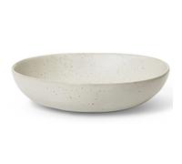 ferm LIVING Bol de service FLOW 19,5 cm, blanc, grès, ferme LIVING