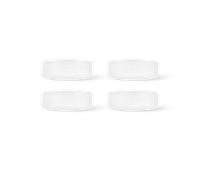 Ferm Living Bol petit-déjeuner Ripple. lot de 4 Frosted