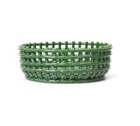 Ferm Living Bol tressé Ceramic Emerald Green