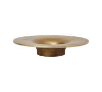 Ferm Living Bougeoir bloc Soothe Ø16 cm Brass Finish