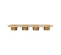 Ferm Living Bougeoir Soothe 4 8x29 cm Brass Finish