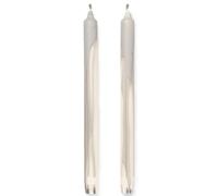 ferm LIVING Bougie chandelle DRYP 30 cm, set de 2 pc, chaud gris, ferme LIVING