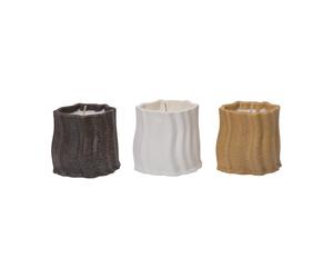 Ferm Living Bougie parfumée Rylith 13 h 3 pièces Figue. citronnelle. camomille