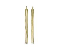 Ferm Living Bougie stéarine Dryp Lot de 2 Olive