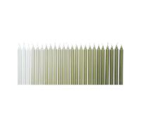 Ferm Living Bougies antiques Ombre. 24 pièces Khaki