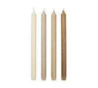 Ferm Living Bougies Pure. Pack de 4 Faded