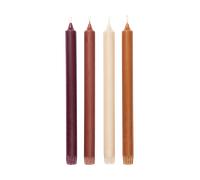 Ferm Living Bougies Pure. Pack de 4 Roseate Blend